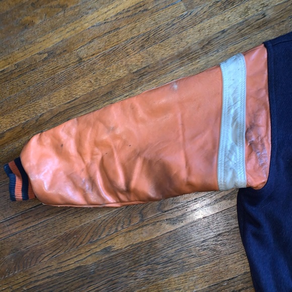 Vintage 80s Illinois Wool Varsity Jacket - Picture 11 of 11